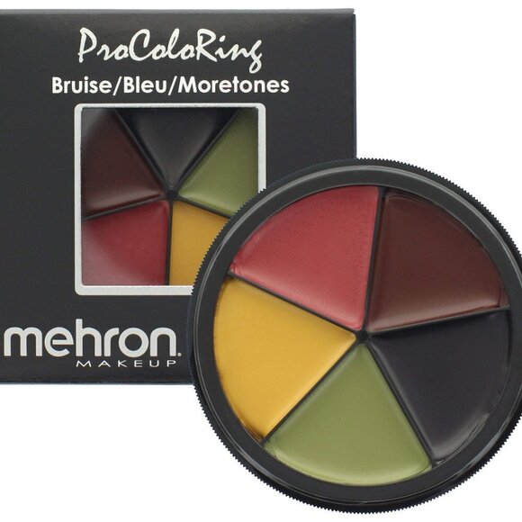 Mehron Makeup 5 Color Bruise Wheel for Special Effects - Picture 1 of 9